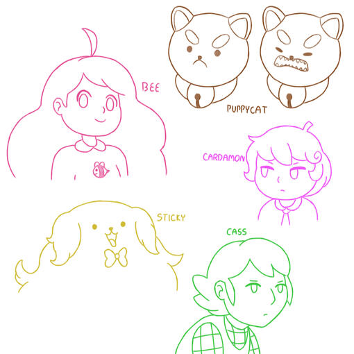 Cartoon Style Imitation (Bee & Puppycat)